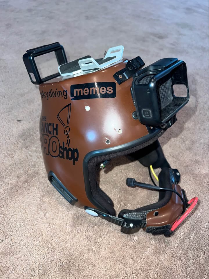 Tonfly 2.5x size 55 camera helmet 3